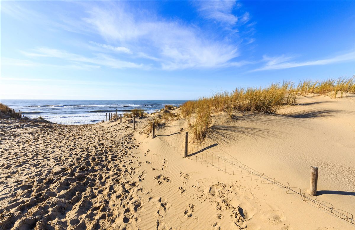 Plage de sable fin en Charente-Maritime près du Domaine de Rochebonne